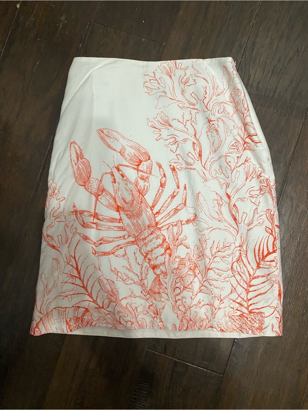 Lobster Print Skirt-Anthropologie